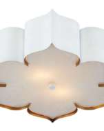 Picture of GRAND LOTUS WHITE FLUSH MOUNT