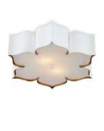 Picture of GRAND LOTUS WHITE FLUSH MOUNT