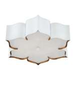 Picture of GRAND LOTUS WHITE FLUSH MOUNT