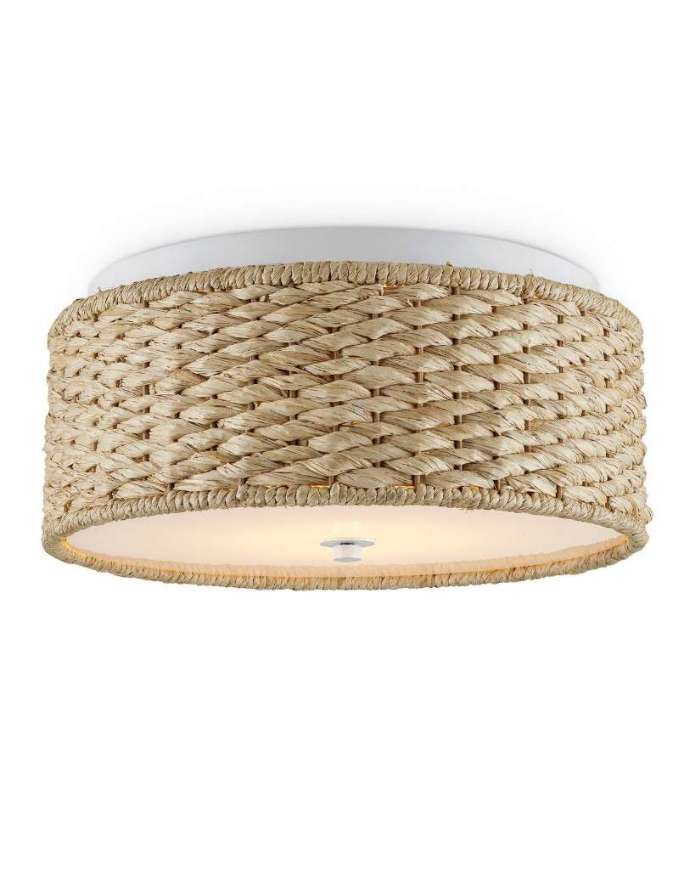 Picture of COLCHESTER RAFFIA FLUSH MOUNT