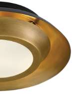 Picture of METAPHOR BLACK & BRASS FLUSH MOUNT