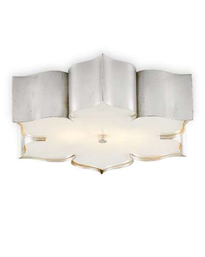 Picture of GRAND LOTUS SILVER FLUSH MOUNT