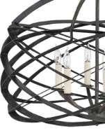 Picture of HORATIO BLACK CHANDELIER