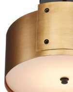 Picture of RITSU BRASS SEMI-FLUSH MOUNT