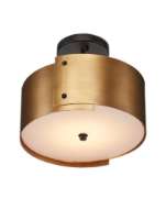 Picture of RITSU BRASS SEMI-FLUSH MOUNT