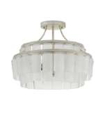 Picture of VINTNER WHITE SEMI-FLUSH MOUNT