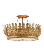 Picture of BIDDULPH GOLD SEMI-FLUSH MOUNT