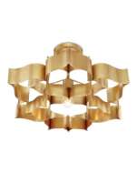 Picture of GRAND LOTUS SMALL GOLD CHANDELIER