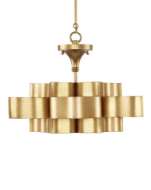 Picture of GRAND LOTUS SMALL GOLD CHANDELIER