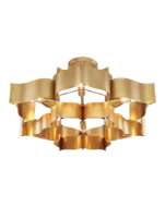 Picture of GRAND LOTUS LARGE GOLD CHANDELIER