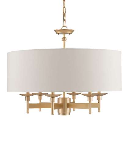 Picture of BERING BRASS SEMI-FLUSH MOUNT