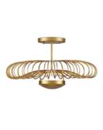 Picture of SHEEREEN GOLD SEMI-FLUSH MOUNT