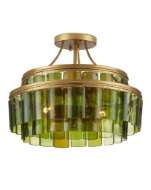 Picture of VINTNER GREEN SEMI-FLUSH MOUNT