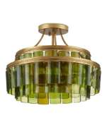 Picture of VINTNER GREEN SEMI-FLUSH MOUNT