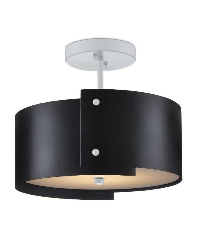 Picture of RITSU BLACK SEMI-FLUSH MOUNT