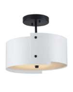 Picture of RITSU WHITE SEMI-FLUSH MOUNT