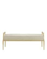 Picture of GENEVIEVE GOLD BENCH, SEQUIN GOLD DUST