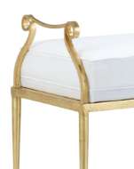 Picture of GENEVIEVE GOLD BENCH, MUSLIN