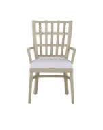 Picture of NORENE GRAY ARMCHAIR, MUSLIN