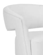 Picture of MAREN SWIVEL ARMCHAIR, MUSLIN