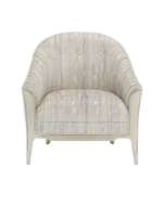 Picture of EMMITT SILVER ARMCHAIR, UTTERMOST NATURAL