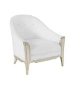 Picture of EMMITT SILVER ARMCHAIR, MUSLIN