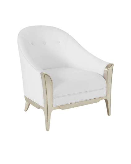 Picture of EMMITT SILVER ARMCHAIR, MUSLIN