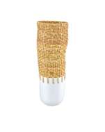 Picture of KYOTO RATTAN & WHITE VASE