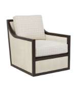 Picture of EVIE WALNUT SWIVEL ARMCHAIR, HAPPY RETURNS