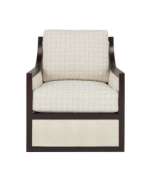 Picture of EVIE WALNUT SWIVEL ARMCHAIR, HAPPY RETURNS