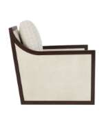 Picture of EVIE WALNUT SWIVEL ARMCHAIR, HAPPY RETURNS