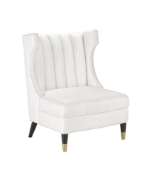 Picture of JACQUI BLACK CHAIR, MUSLIN