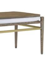 Picture of VISBY LIGHT PEPPER BENCH, MUSLIN