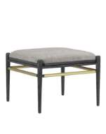 Picture of VISBY BLACK OTTOMAN, ARITA SMOKE