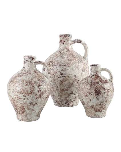 Picture of MARNE BROWN & OFF-WHITE DEMIJOHN SET OF 3