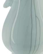 Picture of CELADON CRACKLE DEER HEADS VASE