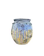 Picture of CINISI SMALL ANTIQUE BLUE DRIP PLANTER