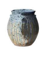 Picture of CINISI LARGE ANTIQUE BLUE DRIP PLANTER