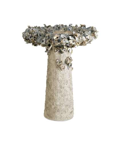 Picture of OYSTER SHELL LARGE BIRD BATH