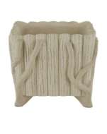 Picture of SQUARE FAUX BOIS PLANTER