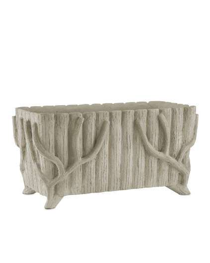 Picture of RECTANGULAR FAUX BOIS PLANTER