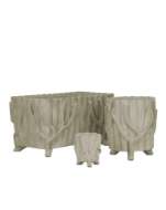 Picture of RECTANGULAR FAUX BOIS PLANTER