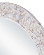 Picture of UMA MOTHER OF PEARL ROUND MIRROR