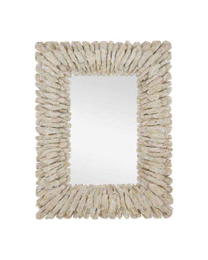 Picture of BEACHHEAD WHITEWASH RECTANGULAR MIRROR