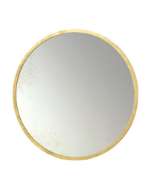 Picture of ALINE GOLD ROUND MIRROR