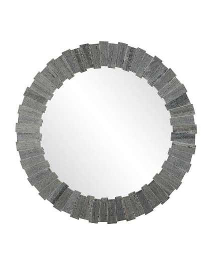 Picture of DARIO ROUND GRAY MIRROR