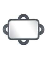 Picture of SANTOS VINTAGE NAVY RECTANGULAR MIRROR