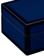 Picture of NAVY LACQUER BOX SET OF 2