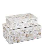 Picture of UMA MOTHER OF PEARL BOX SET OF 2