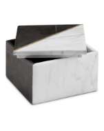 Picture of DEENA BLACK & WHITE MARBLE BOX